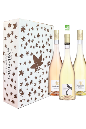 Gift set 3 bottles Selection of white and ros wines 