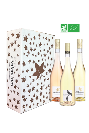 Coffret 3 bouteilles Slection vins blancs et ross 