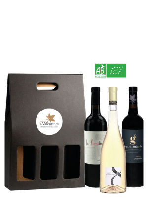 Coffret 3 bouteilles slection rouges et blanc